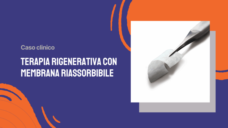Terapia rigenerativa con membrana riassorbibile