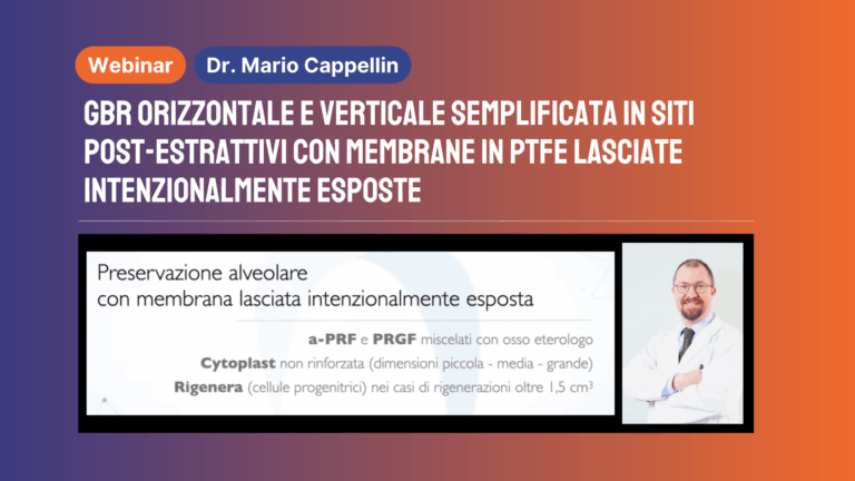 GBR orizzontale e verticale semplificata in siti post-estrattivi con membrane in PTFE lasciate intenzionalmente esposte
